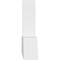 Ekena Millwork Portland Architectural Grade PVC Gable Bracket, 60"W x 17 1/2"H x 4"D x 6"F, 7/12 Pitch GBP060X18X0406POR00 - alternate 5